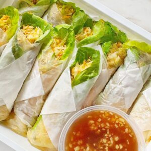 Fresh Chinese Lumpia w/ Rice Wrapper