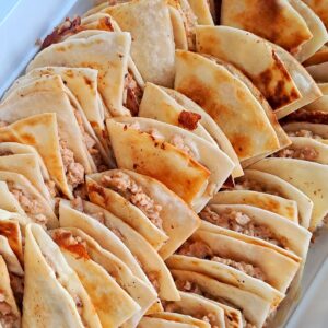 Quesadillas w/ Cheese and Beef