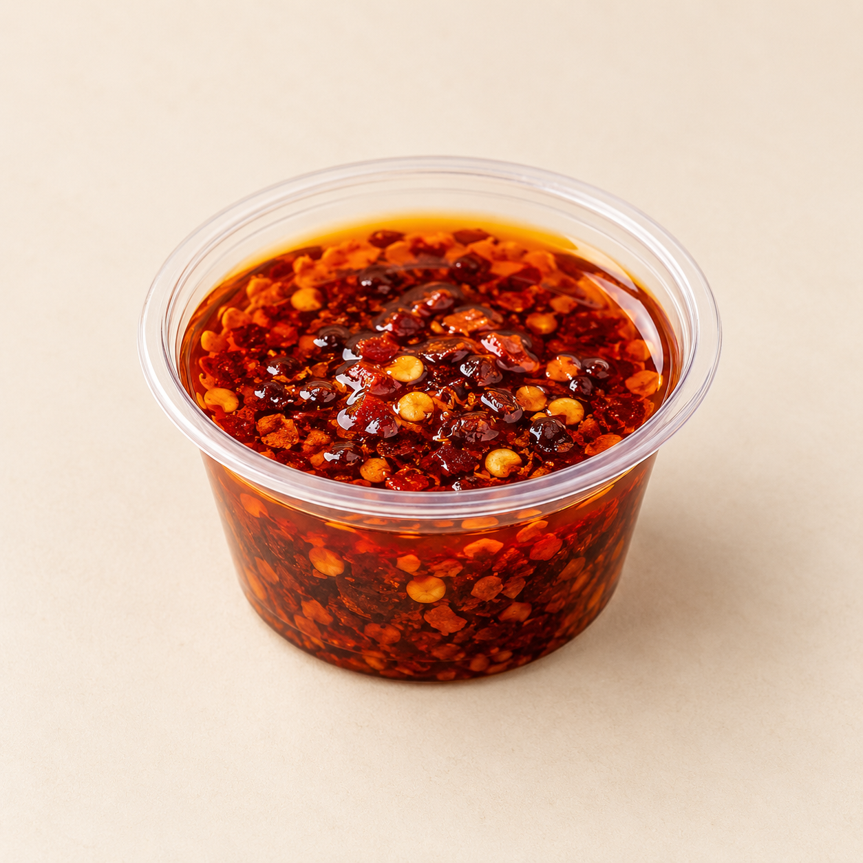 Chili Oil in an add-on cup