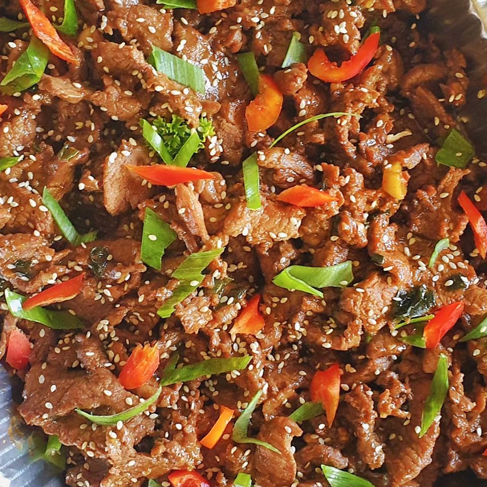 Tenderloin Bulgogi for a Korean-themed party