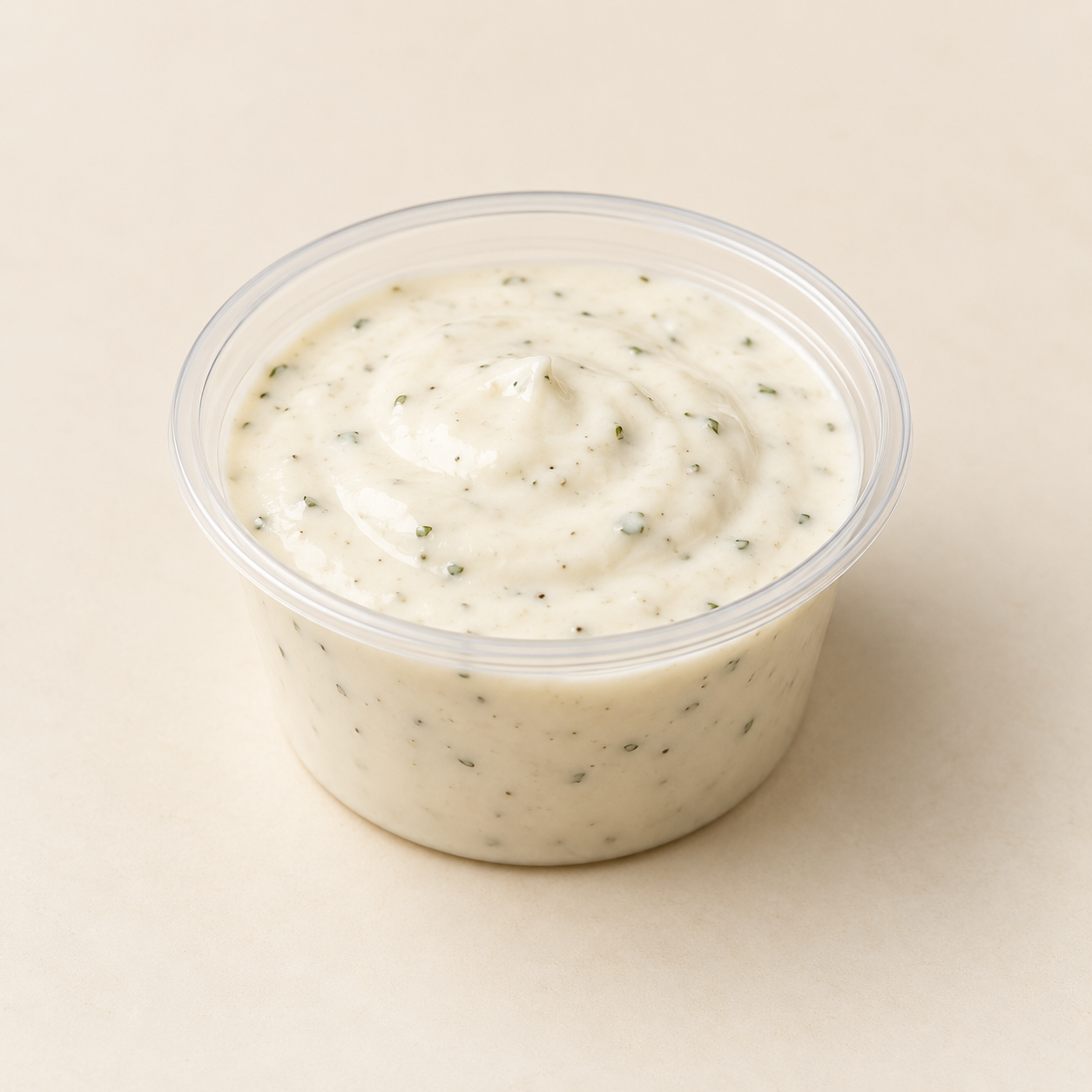 White Sauce in an add-on cup
