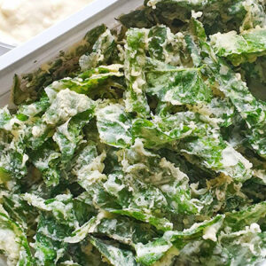Crispy Kangkong w/ Garlic Mayo Dip