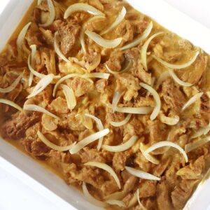 Creamy Beef w/ Onions