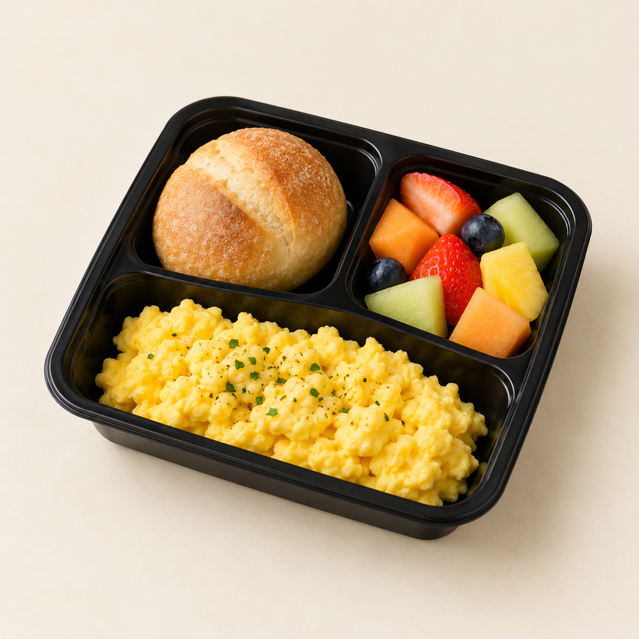 Continental Breakfast Box catering presentation